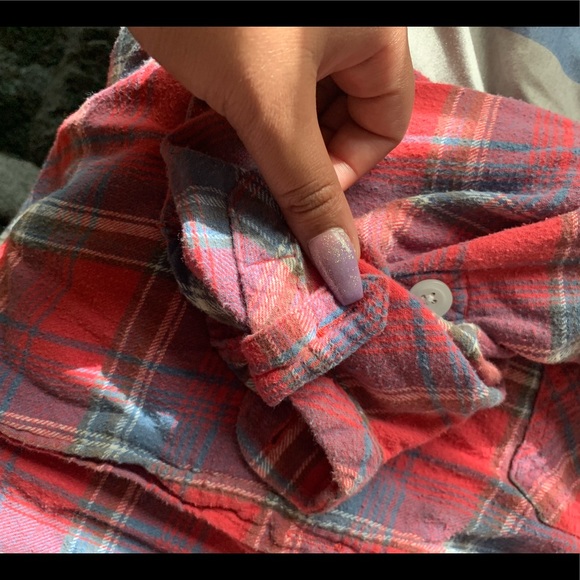 Red plaid shirt - Picture 3 of 3
